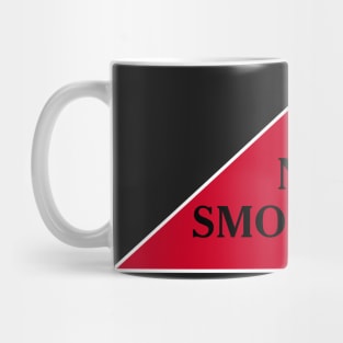 No smonking funny meme label Mug